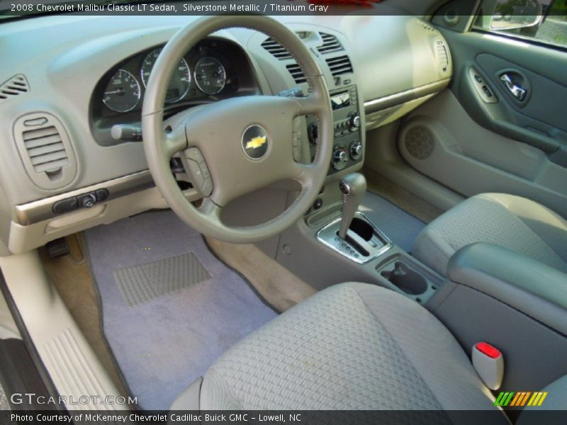 Silverstone Metallic / Titanium Gray 2008 Chevrolet Malibu Classic LT Sedan
