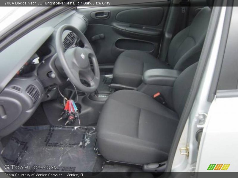 Bright Silver Metallic / Dark Slate Gray 2004 Dodge Neon SE