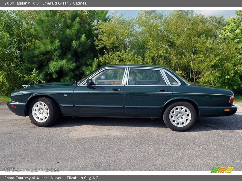Emerald Green / Oatmeal 2000 Jaguar XJ XJ8