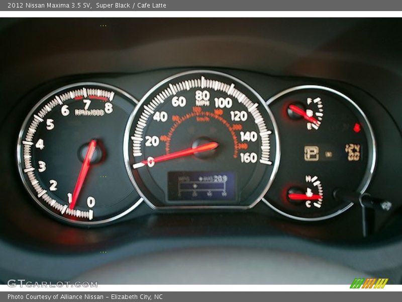 Super Black / Cafe Latte 2012 Nissan Maxima 3.5 SV