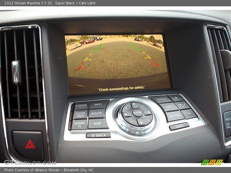 Super Black / Cafe Latte 2012 Nissan Maxima 3.5 SV