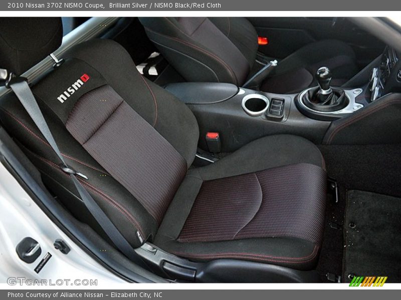  2010 370Z NISMO Coupe NISMO Black/Red Cloth Interior
