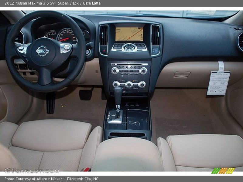 Super Black / Cafe Latte 2012 Nissan Maxima 3.5 SV
