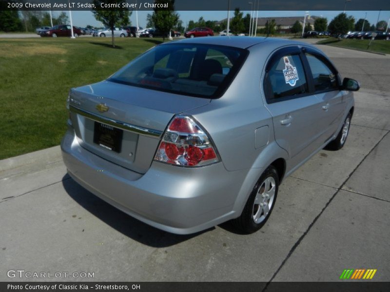 Cosmic Silver / Charcoal 2009 Chevrolet Aveo LT Sedan