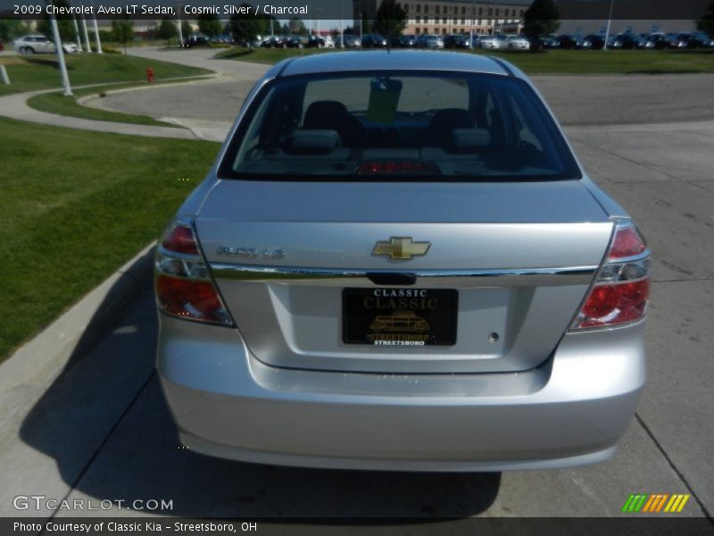 Cosmic Silver / Charcoal 2009 Chevrolet Aveo LT Sedan