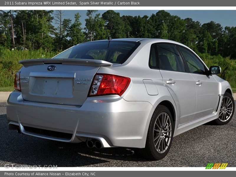 Rear 3/4 View - 2011 Subaru Impreza WRX Limited Sedan