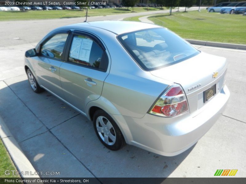 Cosmic Silver / Charcoal 2009 Chevrolet Aveo LT Sedan