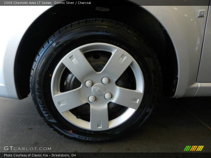 Cosmic Silver / Charcoal 2009 Chevrolet Aveo LT Sedan