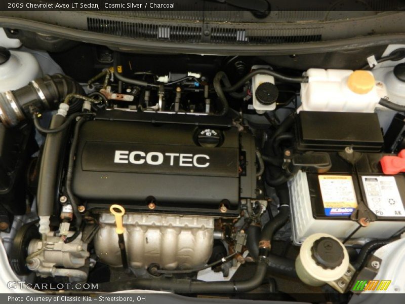 Cosmic Silver / Charcoal 2009 Chevrolet Aveo LT Sedan