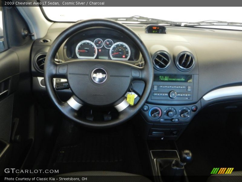 Cosmic Silver / Charcoal 2009 Chevrolet Aveo LT Sedan