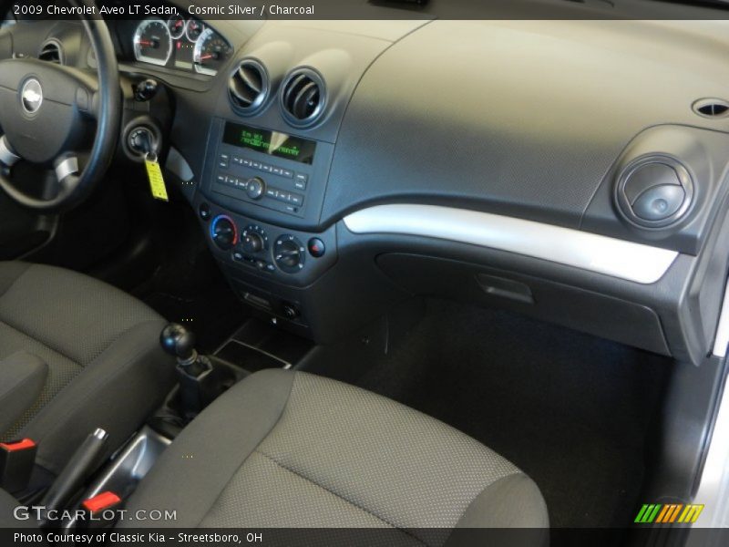 Cosmic Silver / Charcoal 2009 Chevrolet Aveo LT Sedan