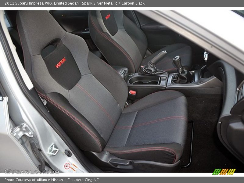 Front Seat of 2011 Impreza WRX Limited Sedan