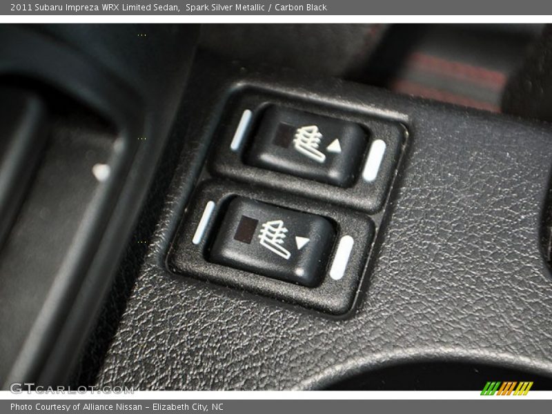 Controls of 2011 Impreza WRX Limited Sedan