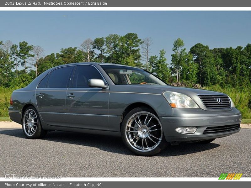 Mystic Sea Opalescent / Ecru Beige 2002 Lexus LS 430