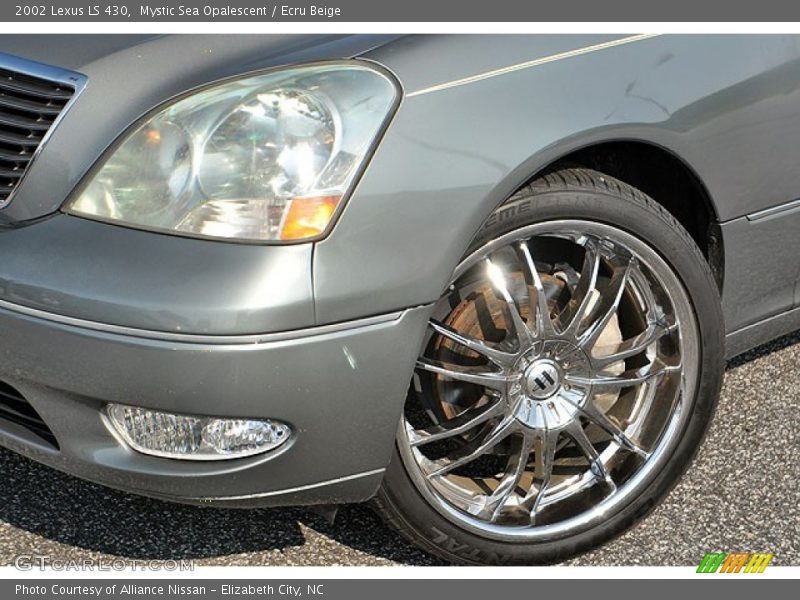 Mystic Sea Opalescent / Ecru Beige 2002 Lexus LS 430