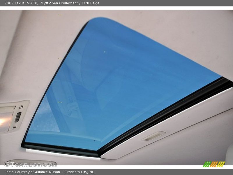 Mystic Sea Opalescent / Ecru Beige 2002 Lexus LS 430
