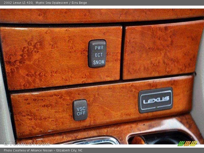 Mystic Sea Opalescent / Ecru Beige 2002 Lexus LS 430