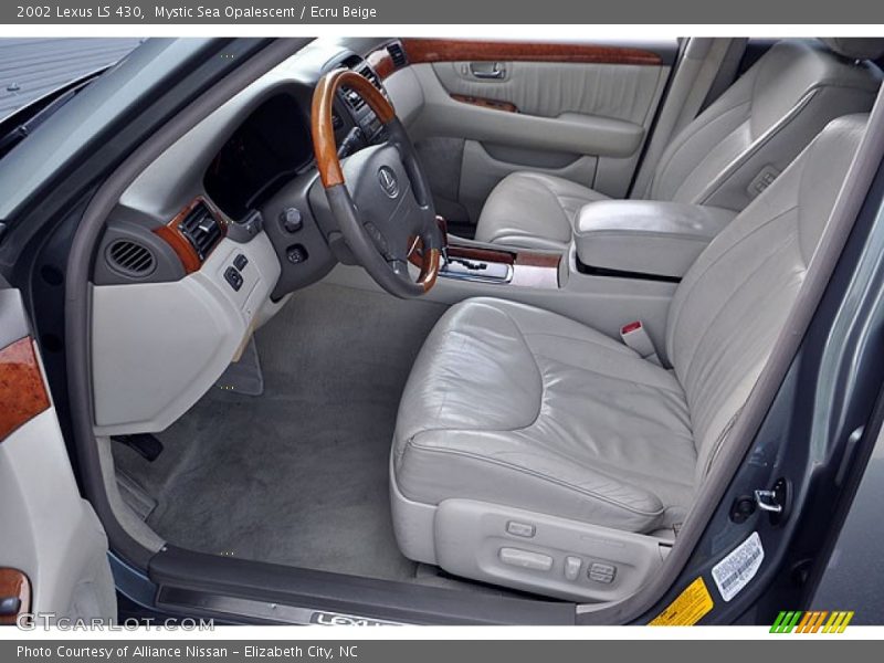 Mystic Sea Opalescent / Ecru Beige 2002 Lexus LS 430