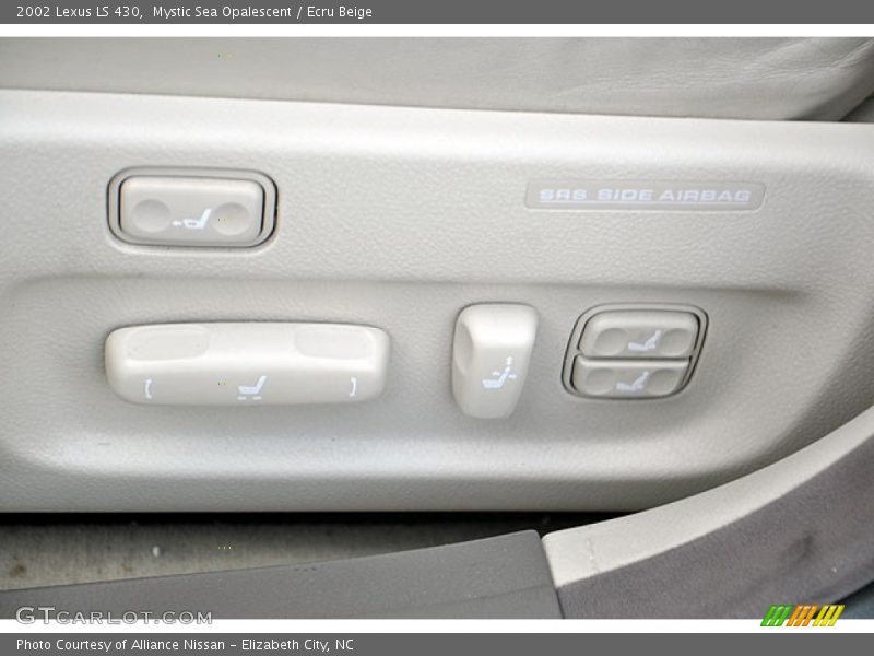 Mystic Sea Opalescent / Ecru Beige 2002 Lexus LS 430