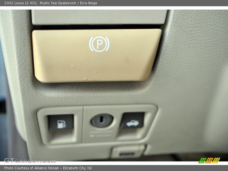 Mystic Sea Opalescent / Ecru Beige 2002 Lexus LS 430