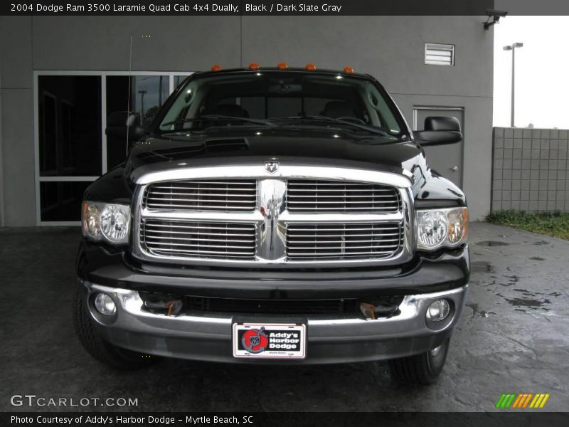 Black / Dark Slate Gray 2004 Dodge Ram 3500 Laramie Quad Cab 4x4 Dually