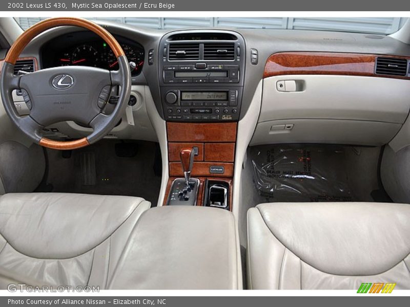 Mystic Sea Opalescent / Ecru Beige 2002 Lexus LS 430