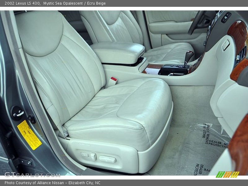 Mystic Sea Opalescent / Ecru Beige 2002 Lexus LS 430