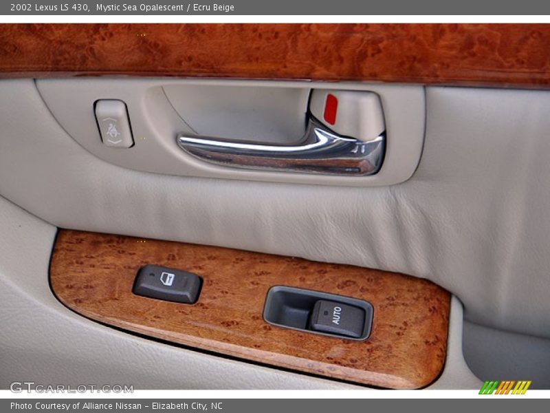 Mystic Sea Opalescent / Ecru Beige 2002 Lexus LS 430
