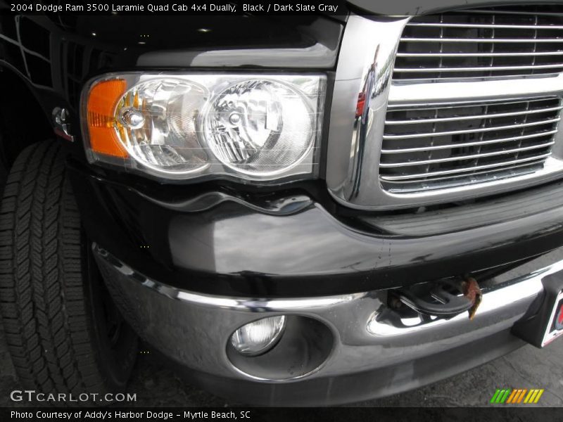 Black / Dark Slate Gray 2004 Dodge Ram 3500 Laramie Quad Cab 4x4 Dually
