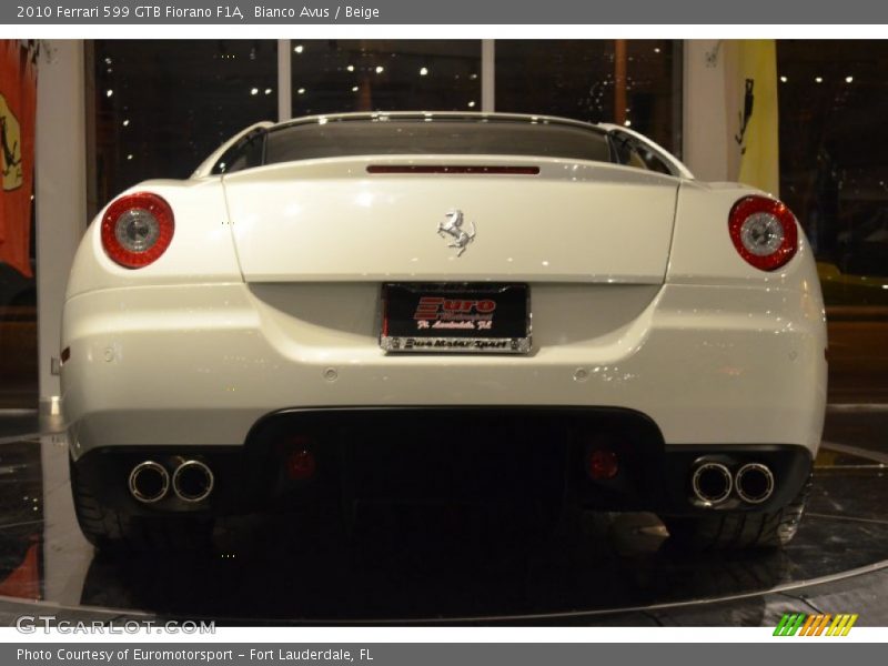 Bianco Avus / Beige 2010 Ferrari 599 GTB Fiorano F1A