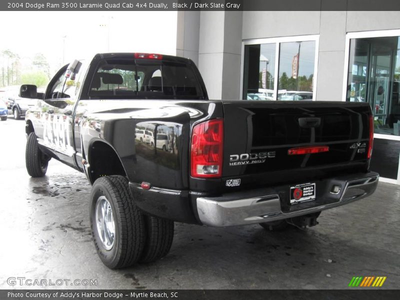 Black / Dark Slate Gray 2004 Dodge Ram 3500 Laramie Quad Cab 4x4 Dually