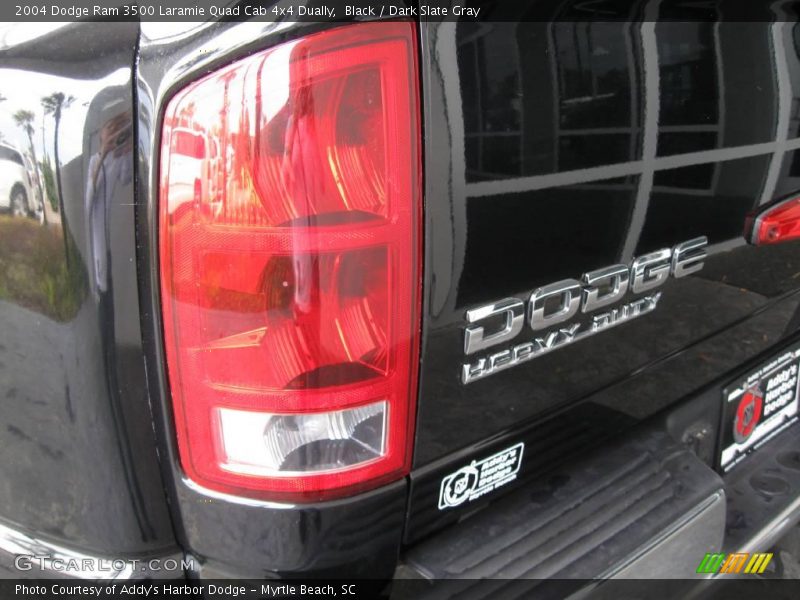 Black / Dark Slate Gray 2004 Dodge Ram 3500 Laramie Quad Cab 4x4 Dually