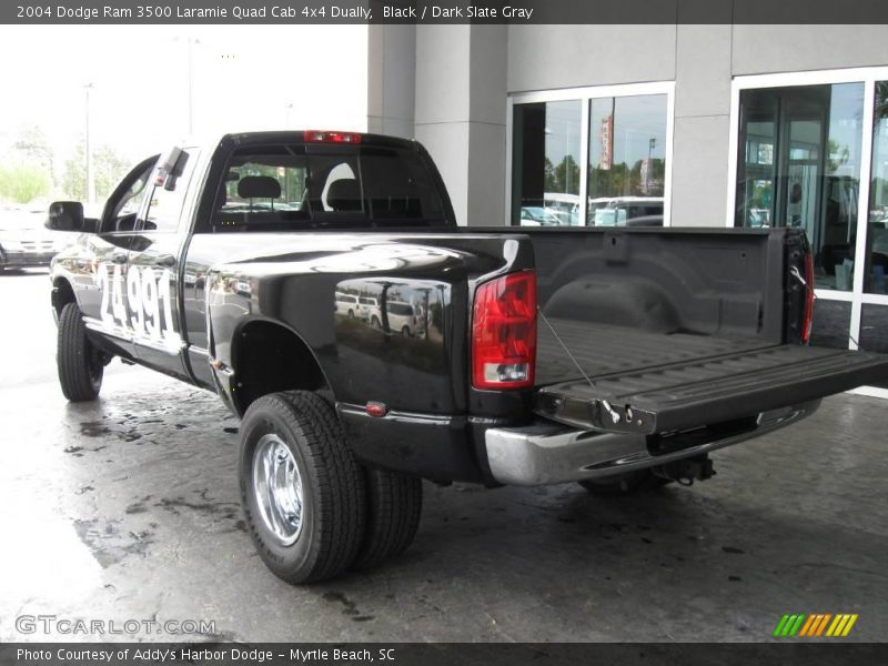 Black / Dark Slate Gray 2004 Dodge Ram 3500 Laramie Quad Cab 4x4 Dually