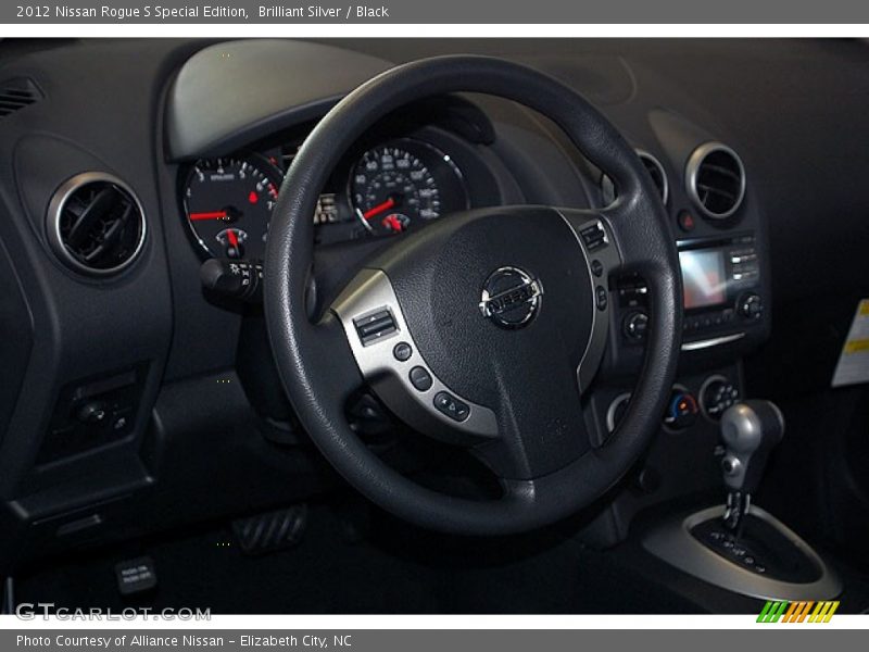 Brilliant Silver / Black 2012 Nissan Rogue S Special Edition