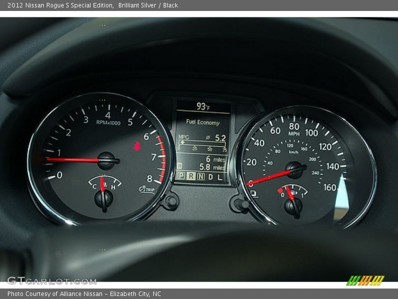 Brilliant Silver / Black 2012 Nissan Rogue S Special Edition