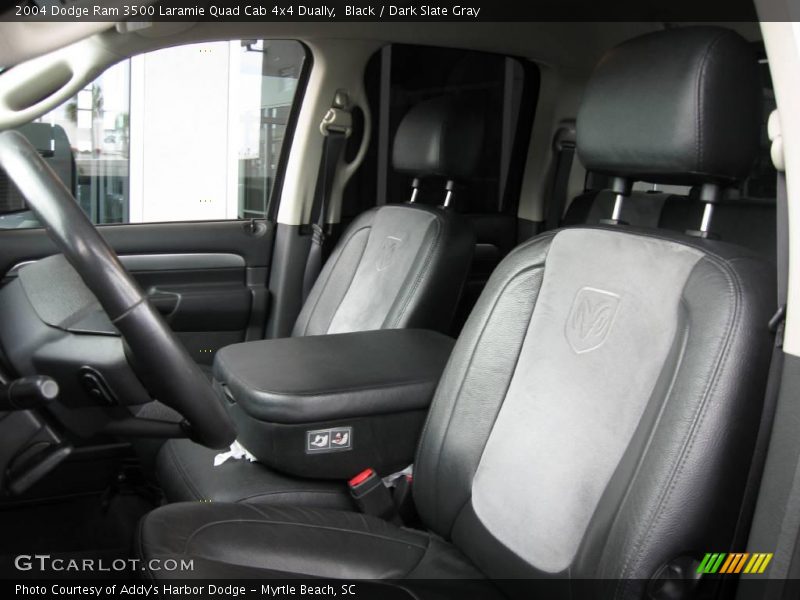 Black / Dark Slate Gray 2004 Dodge Ram 3500 Laramie Quad Cab 4x4 Dually