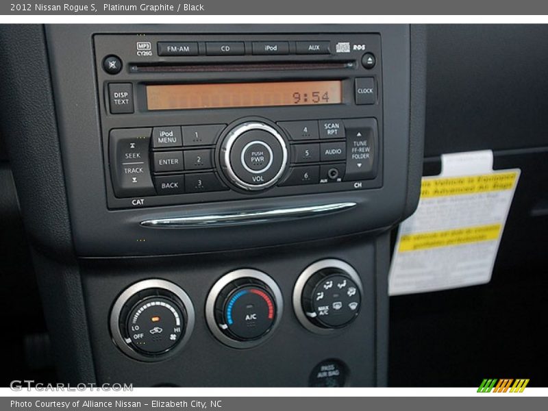 Platinum Graphite / Black 2012 Nissan Rogue S