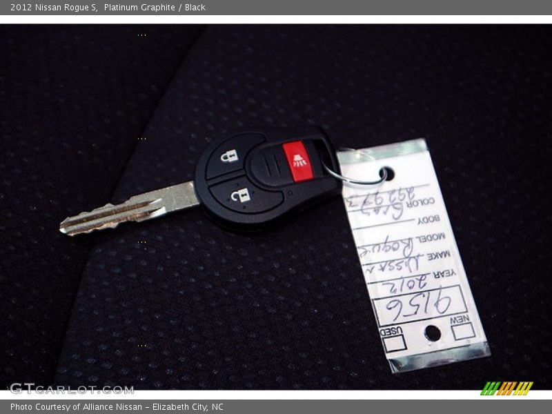 Platinum Graphite / Black 2012 Nissan Rogue S