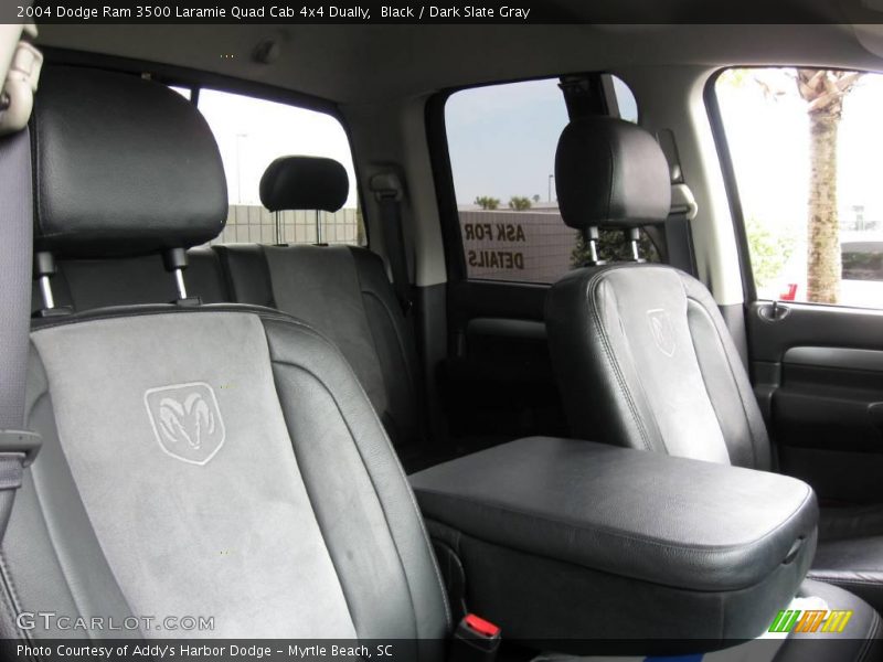 Black / Dark Slate Gray 2004 Dodge Ram 3500 Laramie Quad Cab 4x4 Dually
