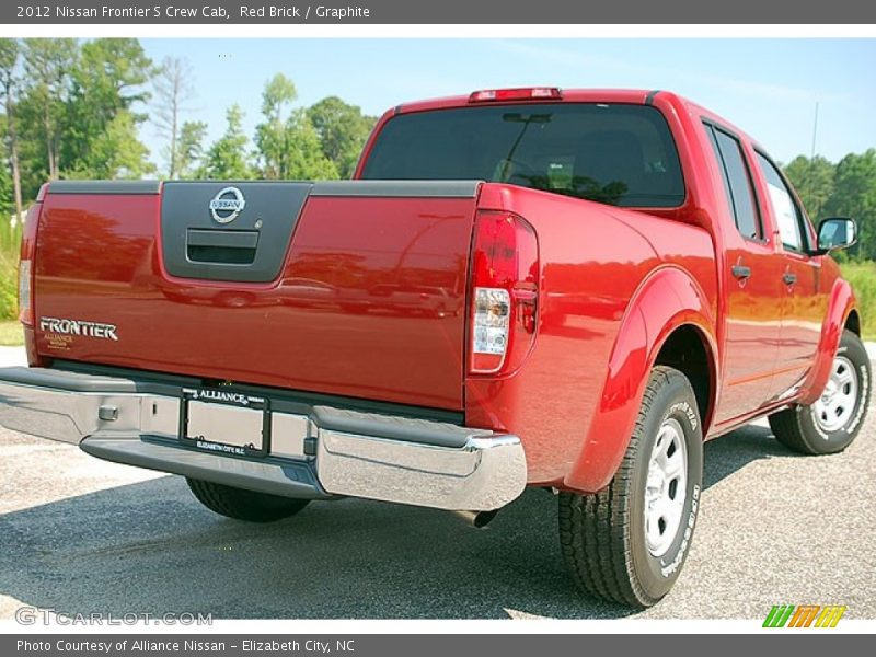 Red Brick / Graphite 2012 Nissan Frontier S Crew Cab