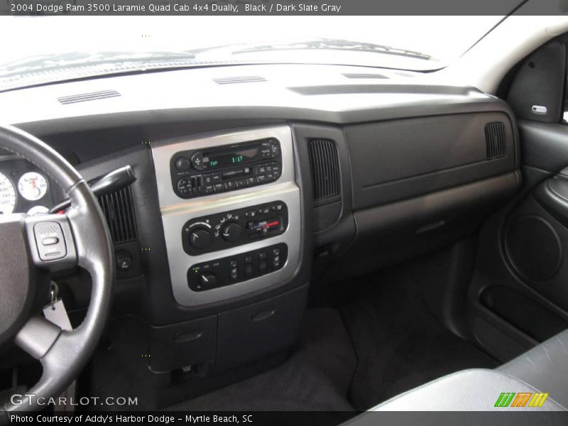 Black / Dark Slate Gray 2004 Dodge Ram 3500 Laramie Quad Cab 4x4 Dually