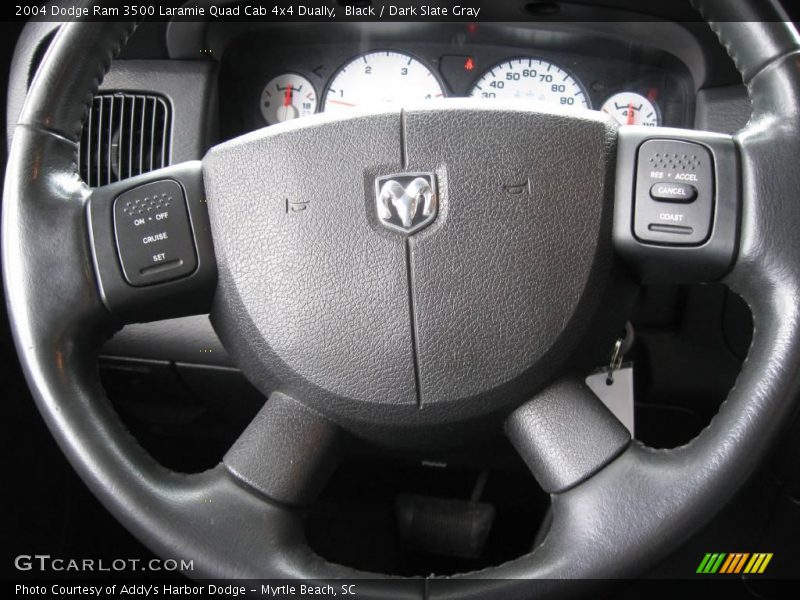 Black / Dark Slate Gray 2004 Dodge Ram 3500 Laramie Quad Cab 4x4 Dually