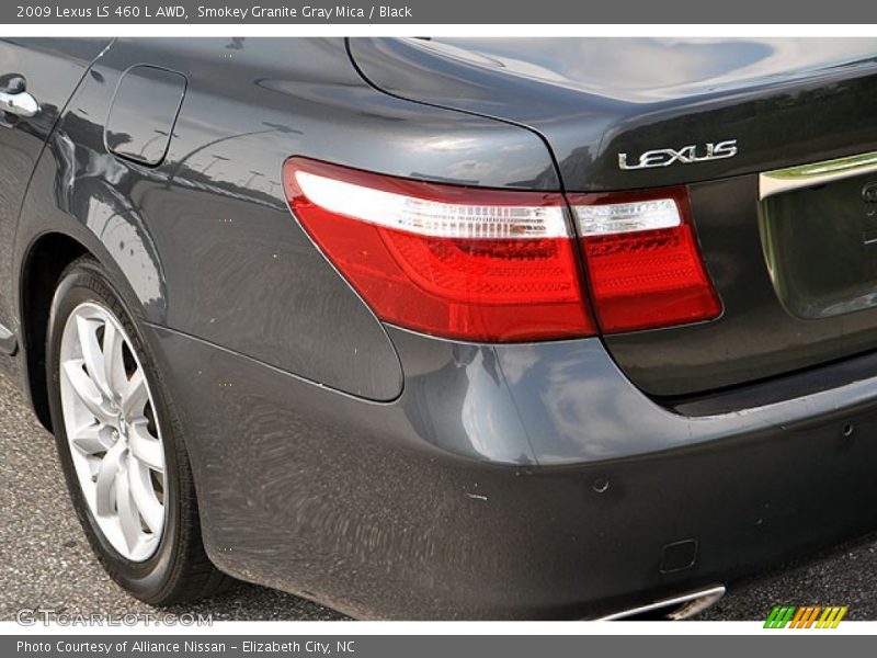Smokey Granite Gray Mica / Black 2009 Lexus LS 460 L AWD