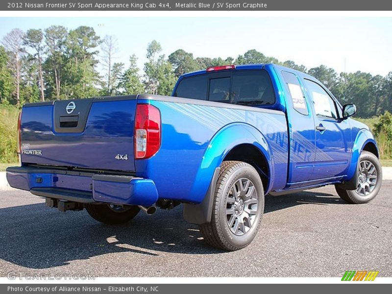 Metallic Blue / SV Sport Graphite 2012 Nissan Frontier SV Sport Appearance King Cab 4x4