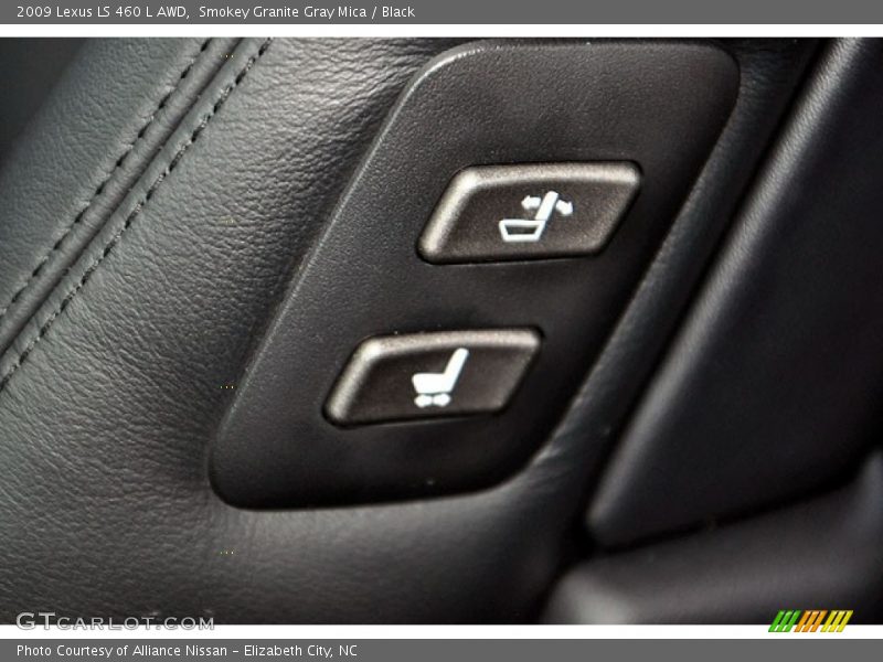 Smokey Granite Gray Mica / Black 2009 Lexus LS 460 L AWD
