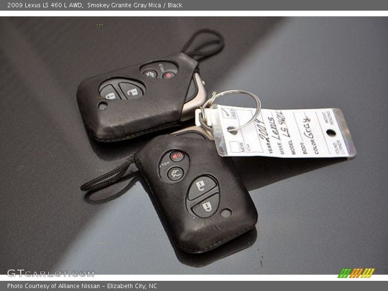 Keys of 2009 LS 460 L AWD