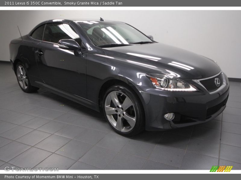 Smoky Granite Mica / Saddle Tan 2011 Lexus IS 350C Convertible