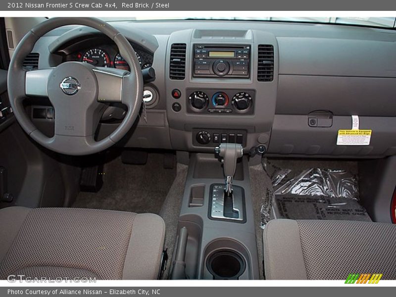 Red Brick / Steel 2012 Nissan Frontier S Crew Cab 4x4