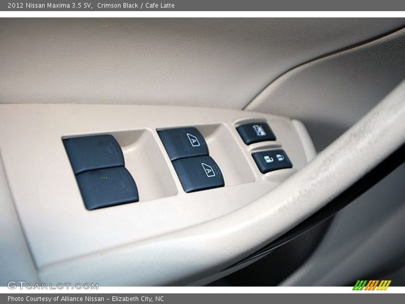 Crimson Black / Cafe Latte 2012 Nissan Maxima 3.5 SV