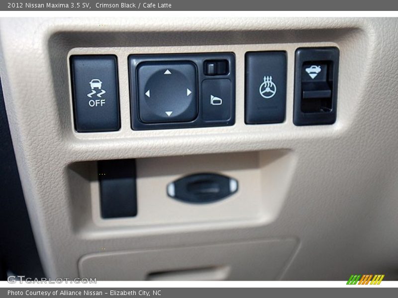 Crimson Black / Cafe Latte 2012 Nissan Maxima 3.5 SV